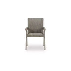 Signature Design by Ashley Haven Retreat Outdoor Armchairs, Set of 2, All-Weather Wicker with Cushions, Beige