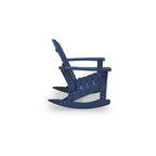 Signature Design by Ashley Sundown Treasure Outdoor Adirondack Rocking Chair, MEGA-TUFF HDPE, Blue