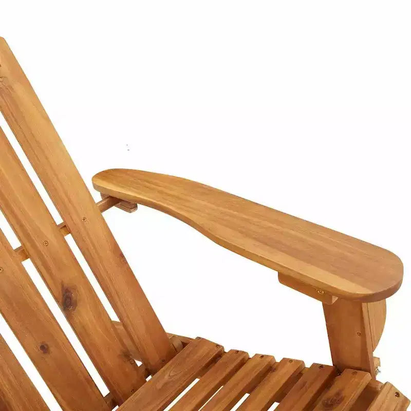 vidaXL Garden Chair Natural wood Solid Acacia wood Standard Foldable