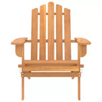 vidaXL Garden Chair Natural wood Solid Acacia wood Standard Foldable