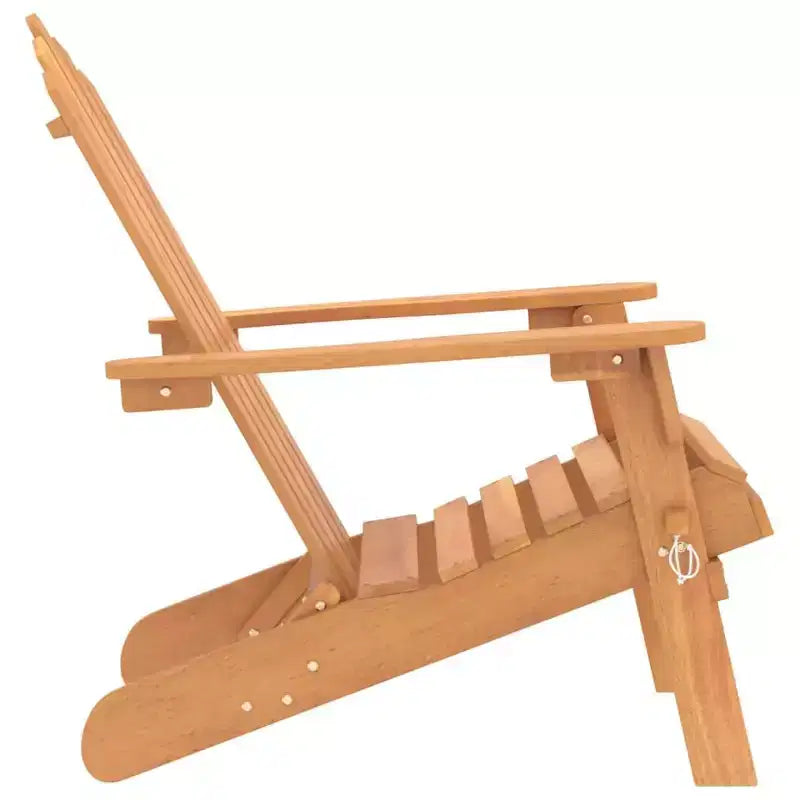 vidaXL Garden Chair Natural wood Solid Acacia wood Standard Foldable