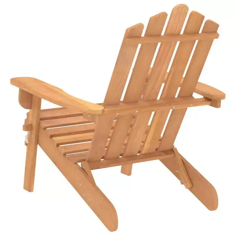 vidaXL Garden Chair Natural wood Solid Acacia wood Standard Foldable
