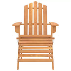 vidaXL Garden Chair Natural wood Solid Acacia wood Standard Foldable