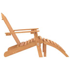 vidaXL Garden Chair Natural wood Solid Acacia wood Standard Foldable