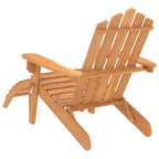 vidaXL Garden Chair Natural wood Solid Acacia wood Standard Foldable