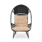 Christopher Knight Home Didier Farmhouse Iron and Faux Rattan Patio Standing with Basket Design