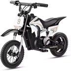 ECOLEAP K1 Moto da cross elettrica per bambini 36V 25 km/h veloce, autonomia 22 km, motore di picco 700W, 3 modalità di velocità, pneumatici fuoristrada da 12 pollici, certificazione UL, età 3-10 anni