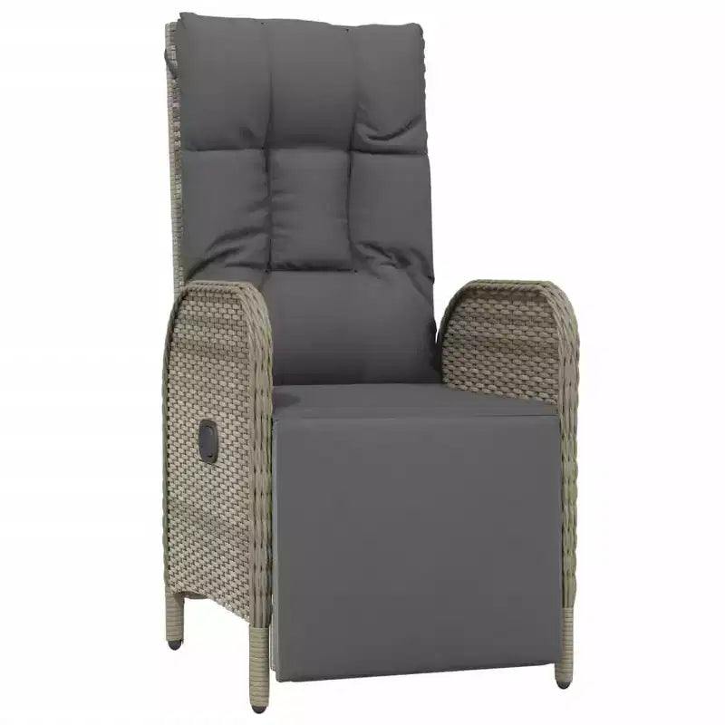 vidaXL Outdoor Reclining Chairs with Cushions