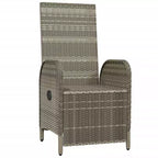 vidaXL Outdoor Reclining Chairs with Cushions