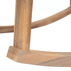 Christopher Knight Home Stphanie Sedia a dondolo moderna nordica da patio in legno di acacia con cuscini