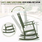 Karl Home | Solid Wood Patio Rocking Chair