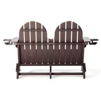 WestinTrends Panca da Giardino Pieghevole Adirondack da Esterni St. Augustine 49 in HDPE
