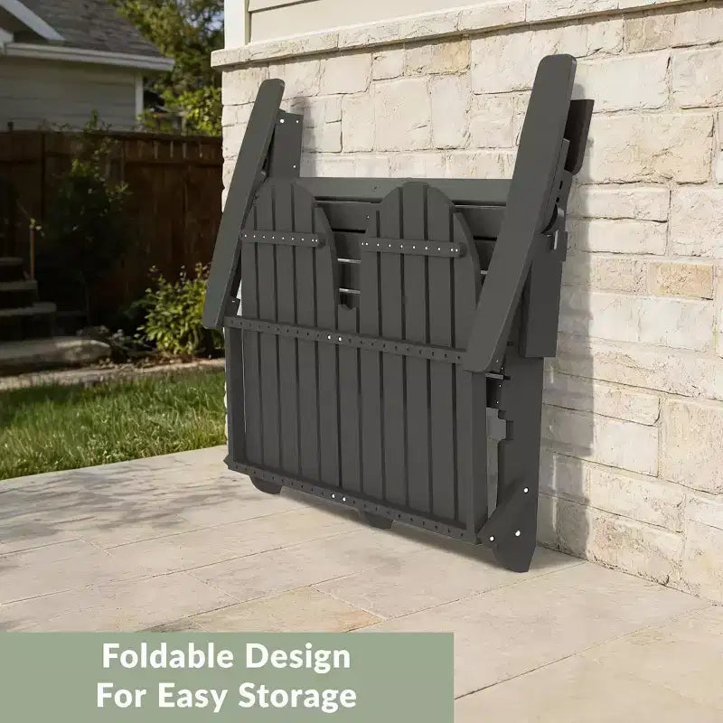WestinTrends Panca da Giardino Pieghevole Adirondack da Esterni St. Augustine 49 in HDPE
