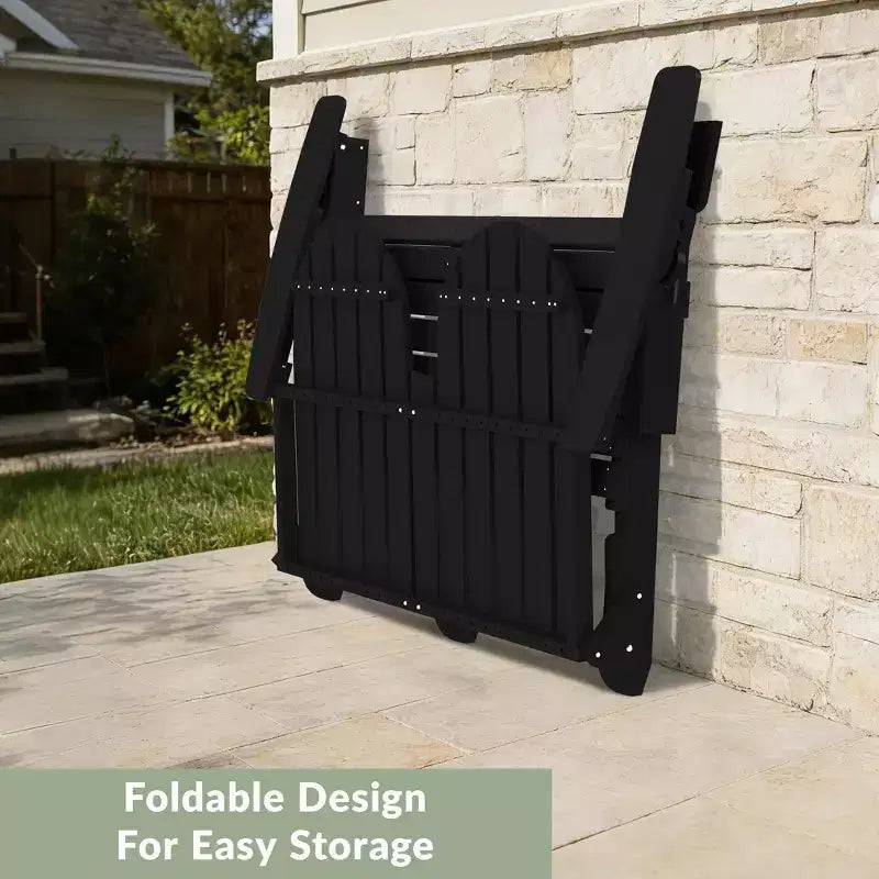 WestinTrends Panca da Giardino Pieghevole Adirondack da Esterni St. Augustine 49 in HDPE