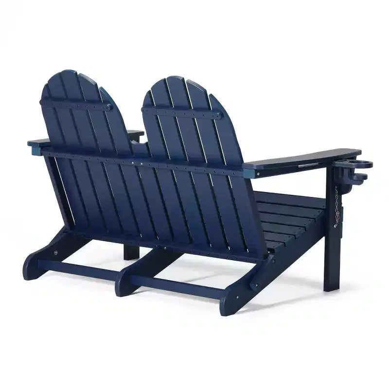 WestinTrends Panca da Giardino Pieghevole Adirondack da Esterni St. Augustine 49 in HDPE