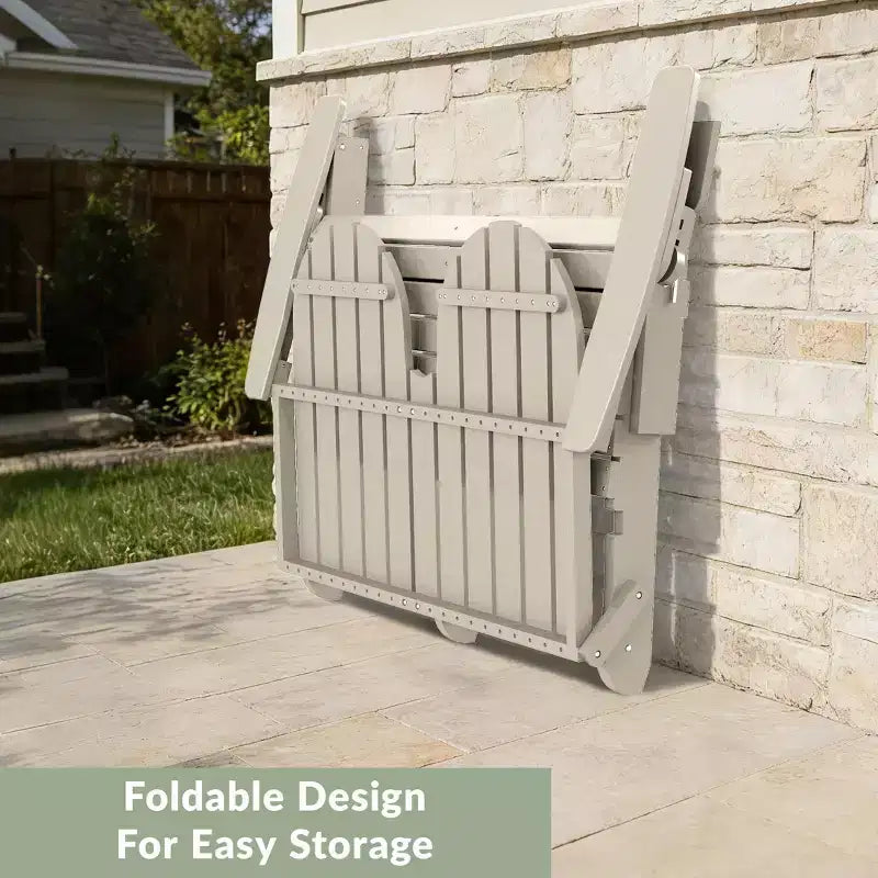 WestinTrends Panca da Giardino Pieghevole Adirondack da Esterni St. Augustine 49 in HDPE