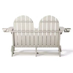 WestinTrends Panca da Giardino Pieghevole Adirondack da Esterni St. Augustine 49 in HDPE