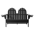 WestinTrends Panca da Giardino Pieghevole Adirondack da Esterni St. Augustine 49 in HDPE