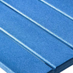 WestinTrends Highland Set di 3 Poltrone da Giardino Adirondack in HDPE da Esterno con Portabicchiere e Tavolino, Blu Pacifico