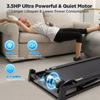 Tapis Roulant 3.5HP in Offerta: Tapis Roulant Pieghevole con Inclinazione del 12%, APP e Altoparlanti Bluetooth, Capacità 150 kg, 64 Programmi, Palestra Domestica