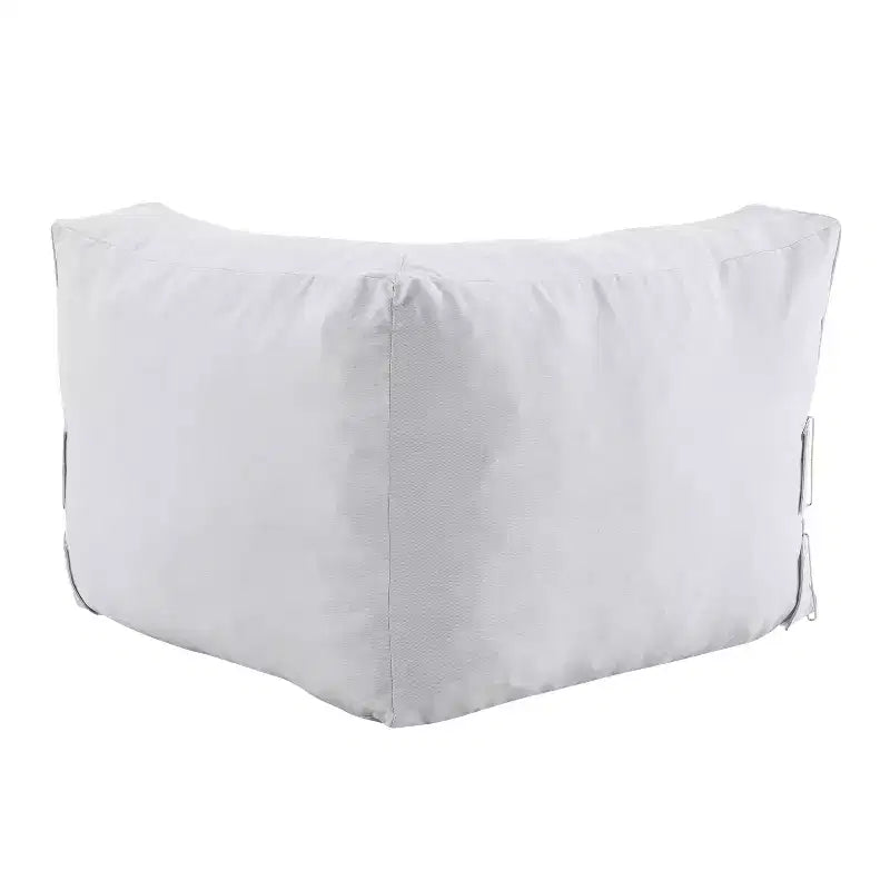 Christopher Knight Home Graziella Divano angolare moderno da giardino con pouf in olefin (set di 2)