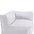 Christopher Knight Home Graziella Divano angolare moderno da giardino con pouf in olefin (set di 2)