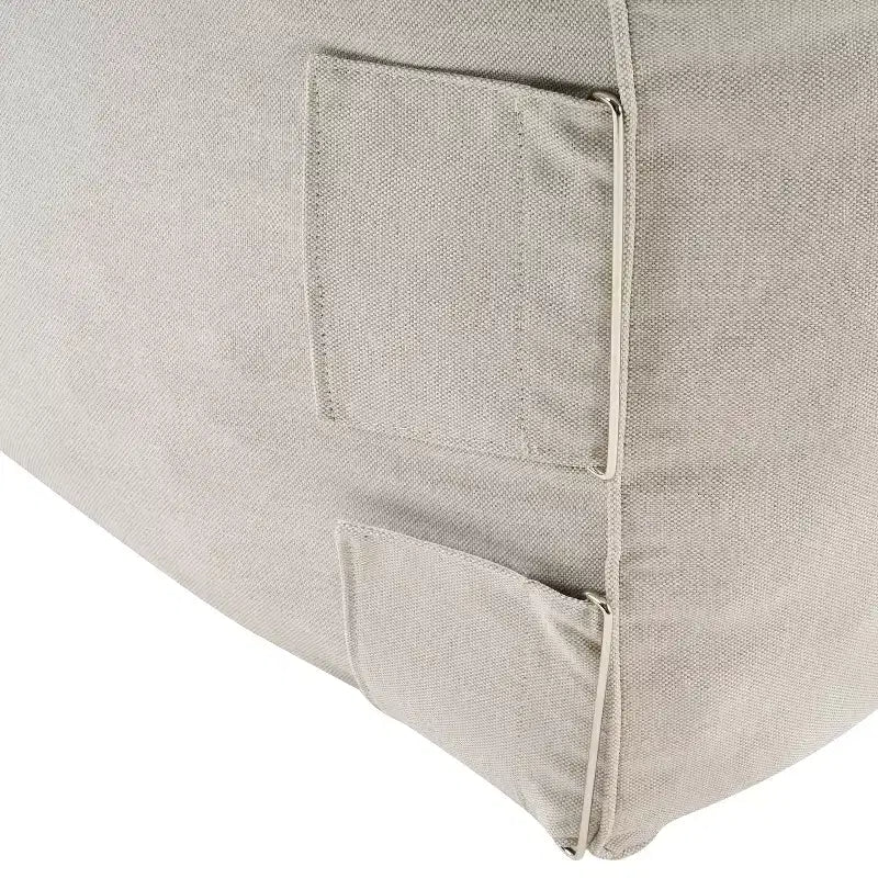 Christopher Knight Home Graziella Divano angolare moderno da giardino con pouf in olefin (set di 2)