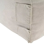 Christopher Knight Home Graziella Divano angolare moderno da giardino con pouf in olefin (set di 2)