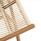 ModernLuxe Outdoor Rocking Chair, Weather-Resistant PE Rattan Patio Rocker with Sturdy Metal Frame, Ergonomic Curved Lounge Chair, Beige