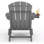 Folding Adirondack Chairs Patio Chairs Set Outdoor Adirondack Chair Weather Resistant Chair for Patio,Outside,Deck,Campfire Chairs