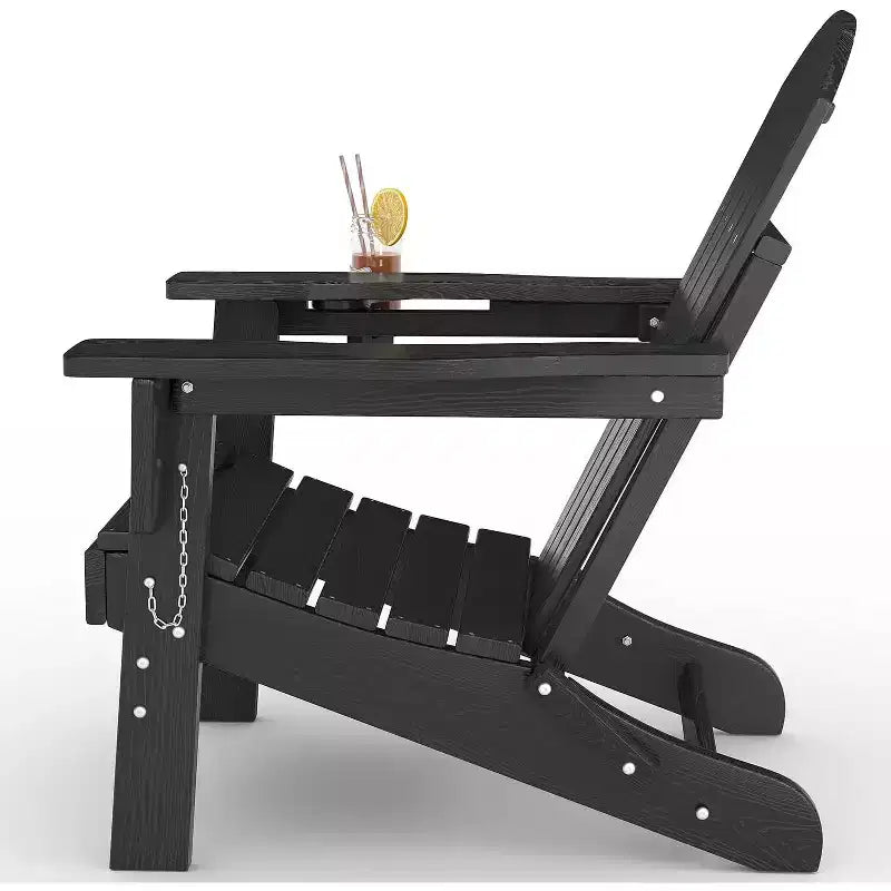 Folding Adirondack Chairs Patio Chairs Set Outdoor Adirondack Chair Weather Resistant Chair for Patio,Outside,Deck,Campfire Chairs