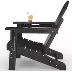 Folding Adirondack Chairs Patio Chairs Set Outdoor Adirondack Chair Weather Resistant Chair for Patio,Outside,Deck,Campfire Chairs