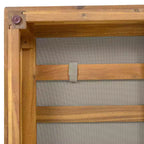 Christopher Knight Home Preston poltrona lounge oversize moderna costiera da esterno in legno di acacia con cuscini