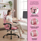 Sedia Gaming LauKingdom con Poggiapiedi, Sedia Gamer Ergonomica con Schienale Alto, Poggiatesta e Supporto Lombare Regolabili, Stile Racing in Pelle PU per Ufficio e Casa