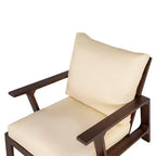 Patio Accent Chair 27.6 Wood Chair Outdoor Lounge Chair for Patios,Gardens
