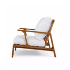 Patio Accent Chair 27.6 Wood Chair Outdoor Lounge Chair for Patios,Gardens