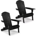 Karl Home 2PCS Solid Wood Folding Adirondack Chair