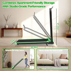 GDFStudio Vella Tapis Roulant Pieghevole 2.0HP con Inclinazione e Pedana Vibrante