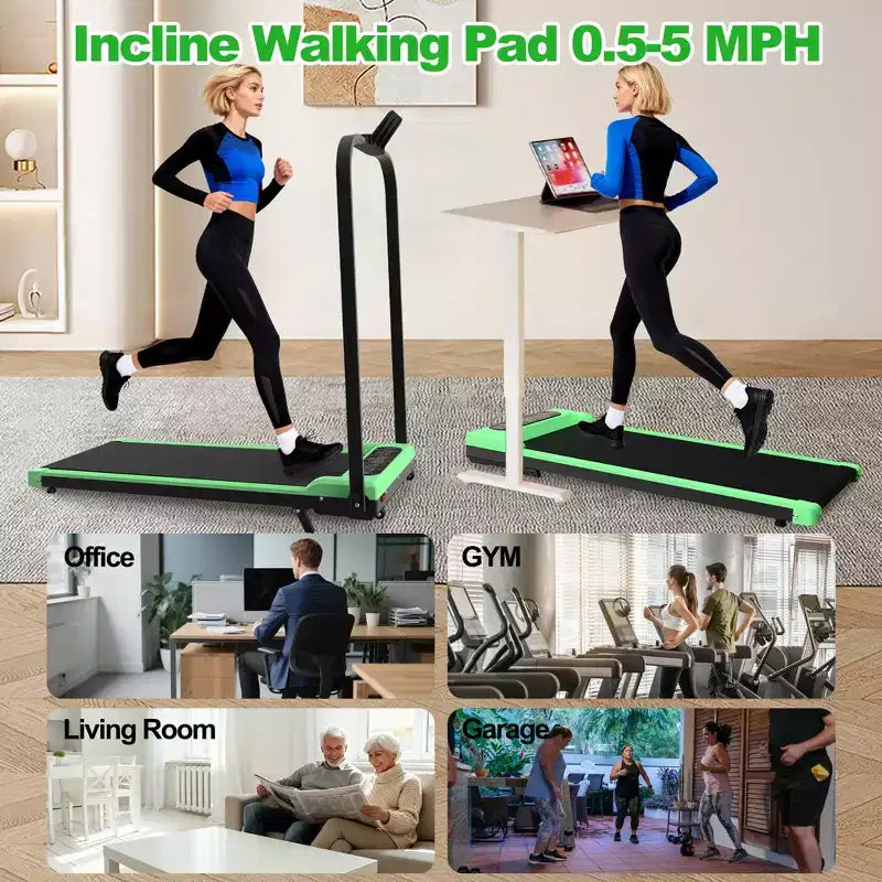 GDFStudio Vella Tapis Roulant Pieghevole 2.0HP con Inclinazione e Pedana Vibrante