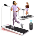 GDFStudio Vella Tapis Roulant Pieghevole 2.0HP con Inclinazione e Pedana Vibrante