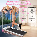 GDFStudio Vella Tapis Roulant Pieghevole 2.0HP con Inclinazione e Pedana Vibrante