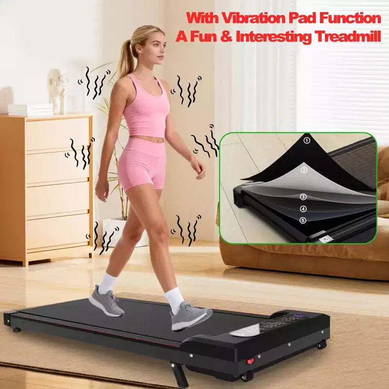 GDFStudio Vella Tapis Roulant Pieghevole 2.0HP con Inclinazione e Pedana Vibrante