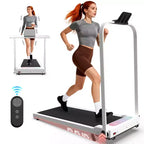 Whisen 2 in 1 Upgrade Foldable Treadmills, Home Exercise Equipment Treadmills, Under Desk Walking Pad with Handle Bar & Incline