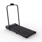 Whisen Tapis Roulant Pieghevole 2 in 1, Tapis Roulant Sotto Scrivania, Tapis Roulant da Camminata per Casa, Macchina da Corsa e Jogging con Maniglia