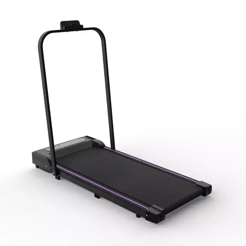 Whisen Tapis Roulant Pieghevole 2 in 1, Tapis Roulant Sotto Scrivania, Tapis Roulant da Camminata per Casa, Macchina da Corsa e Jogging con Maniglia