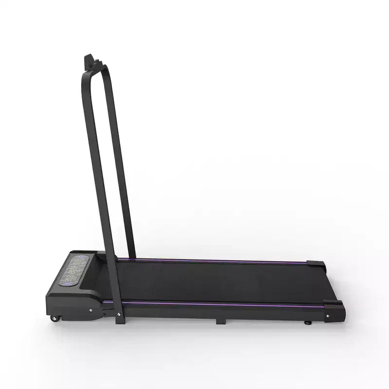 Whisen Tapis Roulant Pieghevole 2 in 1, Tapis Roulant Sotto Scrivania, Tapis Roulant da Camminata per Casa, Macchina da Corsa e Jogging con Maniglia