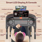 3.75HP Smart Digital Folding Exercise Machine - Electric Motorized Treadmill