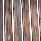 Sedia Adirondack Doppia in Legno, Divanetto da Esterno con Schienale Alto, Braccioli Lisci