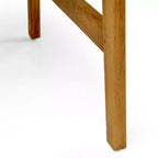 Sedie da pranzo Adirondack da esterno in legno di acacia resistenti alle intemperie (set da 2), finitura naturale