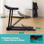 Tapis roulant digitale intelligente pieghevole SereneLife - 12 programmi preimpostati (SLFTRD40BT)